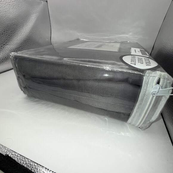 Queen Size Bed Sheet Set Gray - Majesty - Picture 9 of 9
